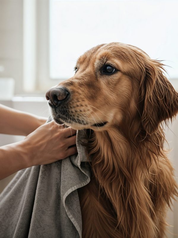 golden-retriever-wird-nach-einem-bad-getrocknet-scaled.jpg